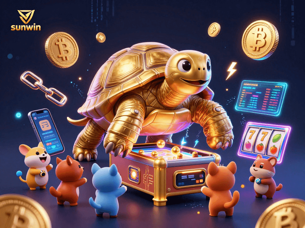 Engage with the exciting sunwin slots featuring a golden tortoise and thrilling gameplay elements.