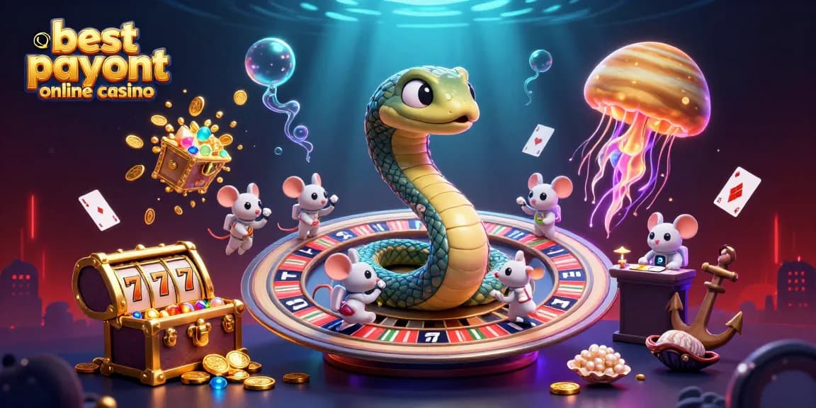 Experience the excitement at the best payout online casino with this vivid cosmic betting scene.
