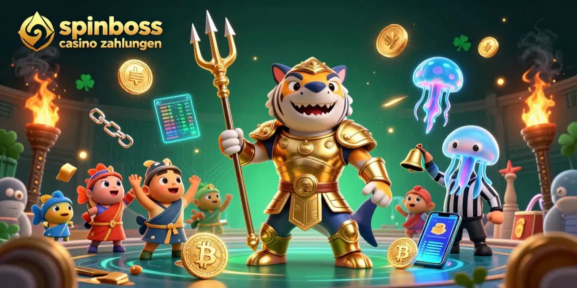 SpinBoss Casino Zahlungen: Spieler genießen sichere Einzahlungen und schnelle Auszahlungen mit Kryptowährungen.