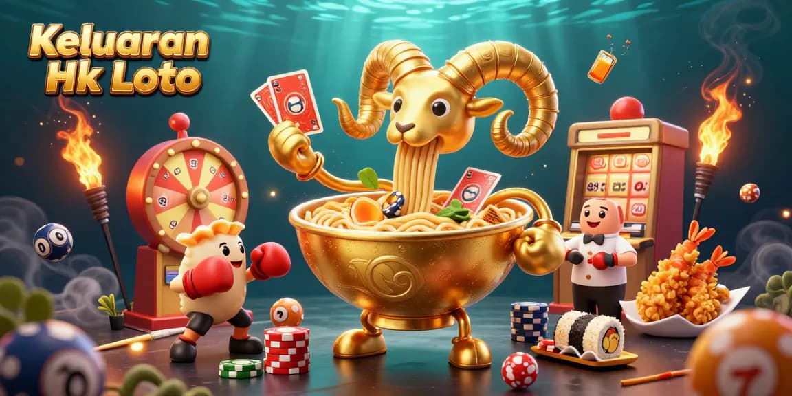 Experience Keluaran Hk Lotto excitement with vibrant lottery elements and dynamic characters in a lively casino scene.