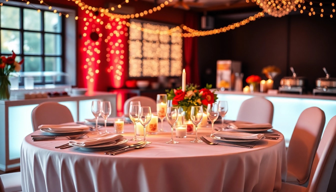 Genießen Sie ein festliches Buffet mit hochwertigem Partyservice für unvergessliche Feierlichkeiten.