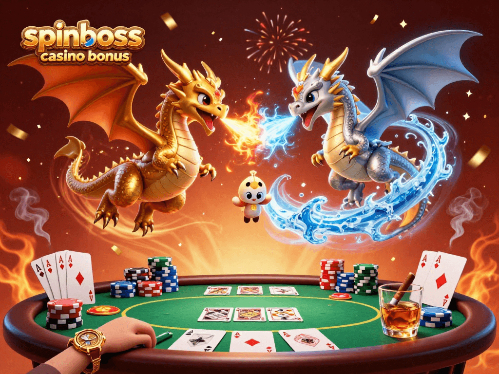 Erfahren Sie den SpinBoss Casino Bonus mit diesem faszinierenden 3D-Illustrationsszenario.