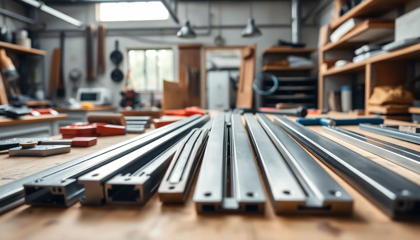 Hochwertige Drawer Slides Wholesale präsentiert in einer Werkstattumgebung.