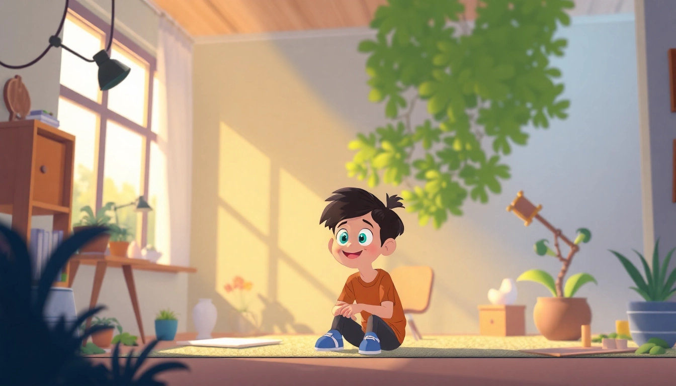 Animationsstudio mit kreativen Künstlern, die an modernen Animationsprojekten arbeiten.