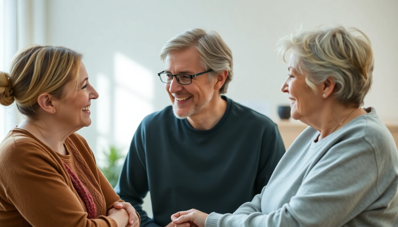 Professionelle Darstellung von pflege marketing für Pflegeeinrichtungen mit Menschen, die sich um Senioren kümmern.