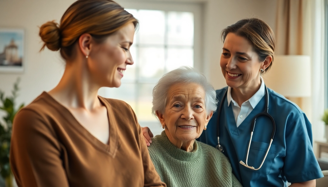 Compassionate pflegefachkraft hameln assisting a patient at home, showcasing care and professionalism.