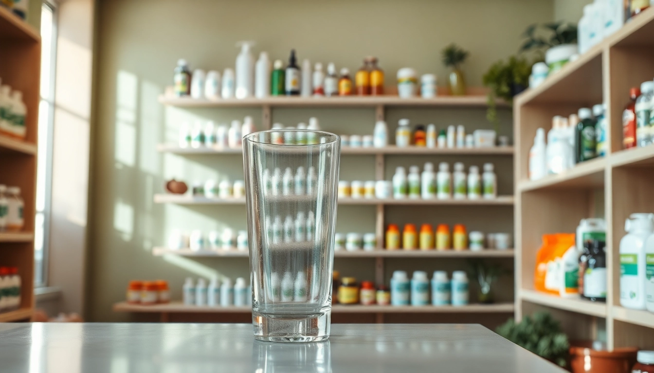 Erleben Sie die Reinheit und Qualität, wenn Sie kolloidales Silber kaufen in einer einladenden Apothekenumgebung.