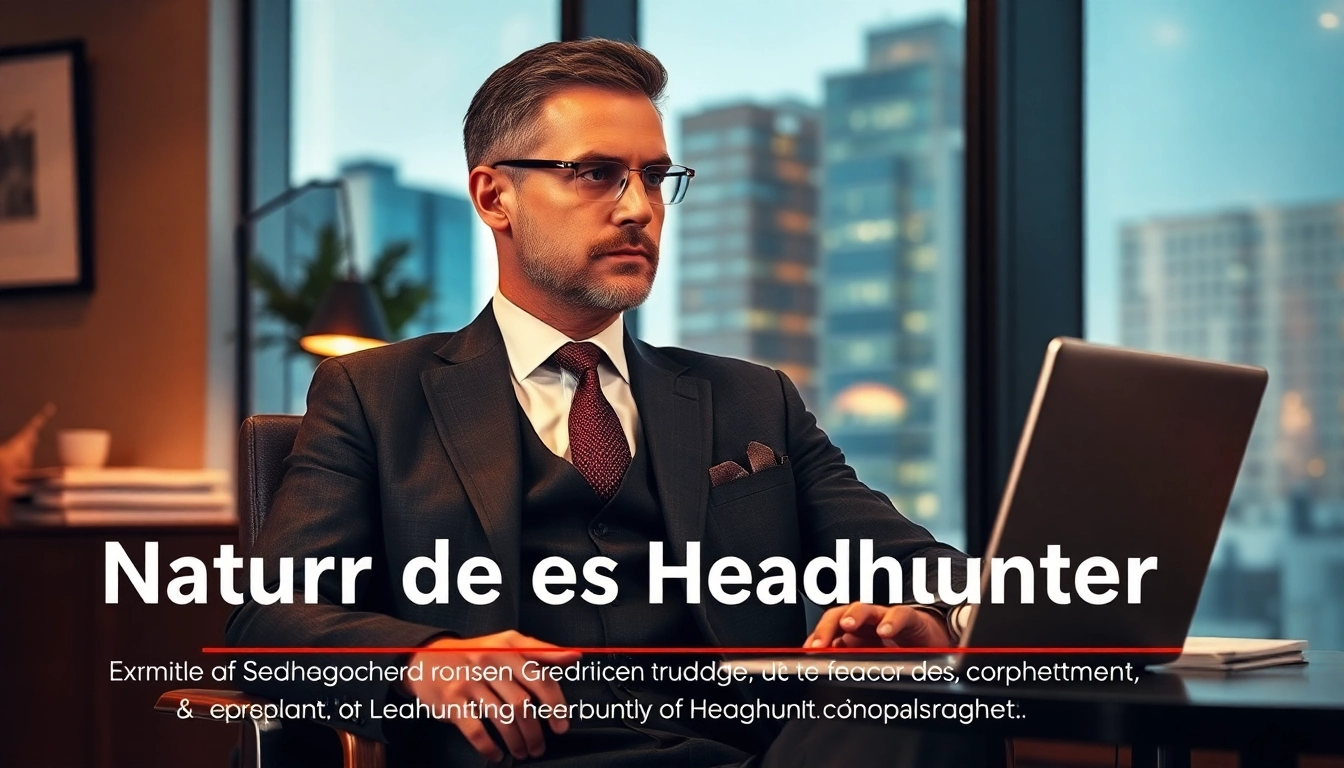 Professioneller Headhunter Gastronomie analysiert Talentpools in elegantem Büro.