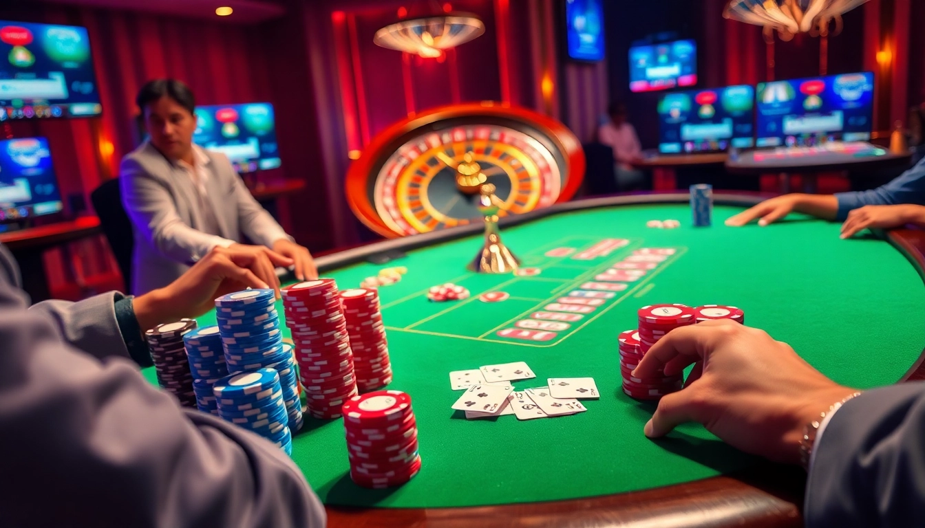 Experience thrilling gambling at https://bong99.pro/ with a lively casino scene featuring poker and roulette.