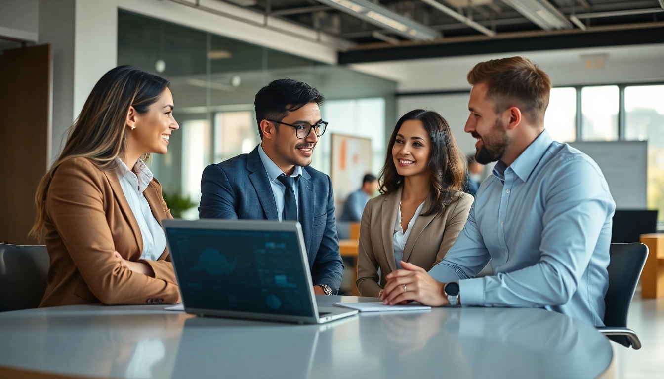 Handschlag zwischen einem Headhunter IT und einem Kandidaten in einem modernen Büro.