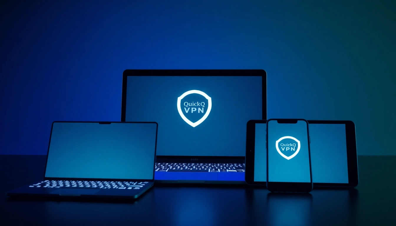 在多设备上体验无缝的 QuickQ下载，提升安全性与连通性。
