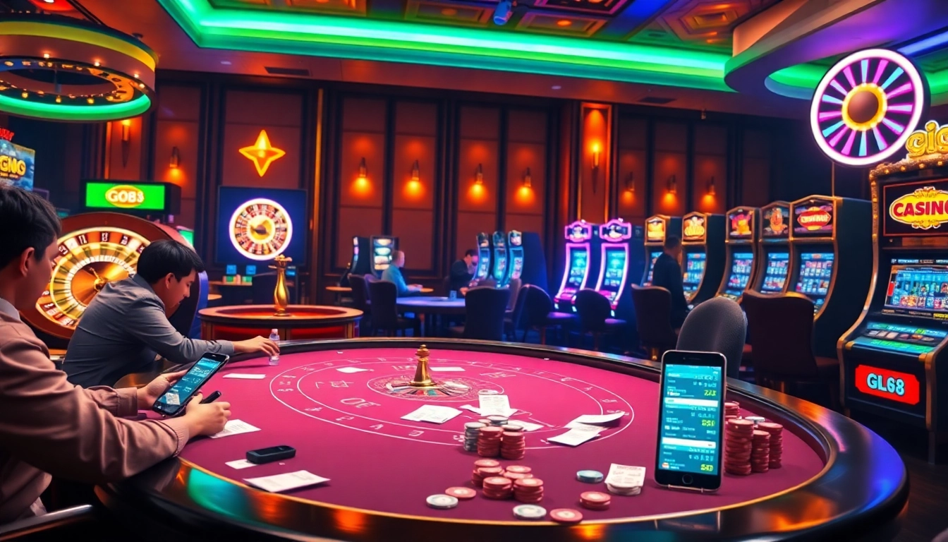 Đăng Nhập GO8 through engaging casino experiences with vibrant tables and exciting games.
