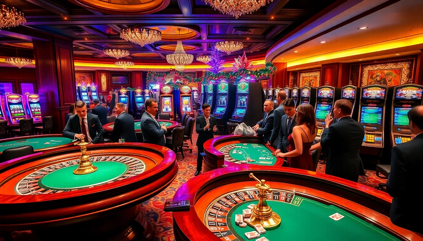 Experience the thrill of gambling at https://gk88.city/ with players enjoying a vibrant casino scene.