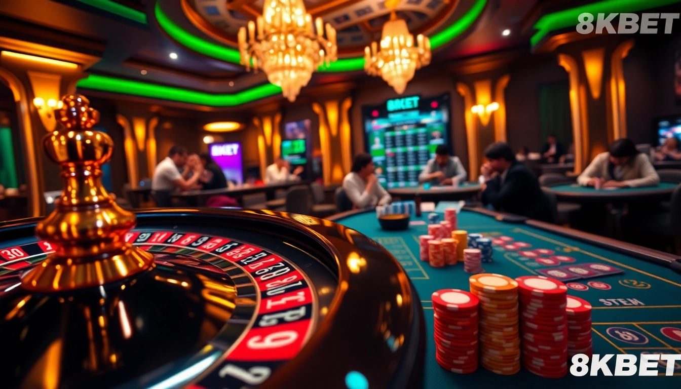 Experience the thrill of gaming with 8kbett2a.org showcasing vibrant casino action and excitement.