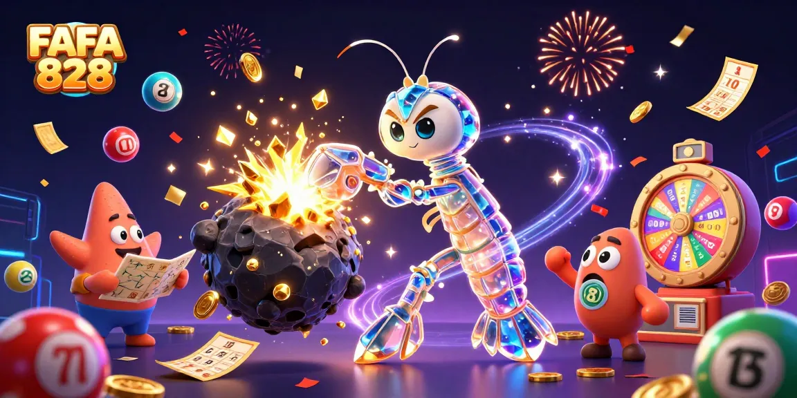 Experience the joy of winning with FAFA 828's exciting lottery and gaming elements.